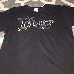 Black los Cabos t-shirt